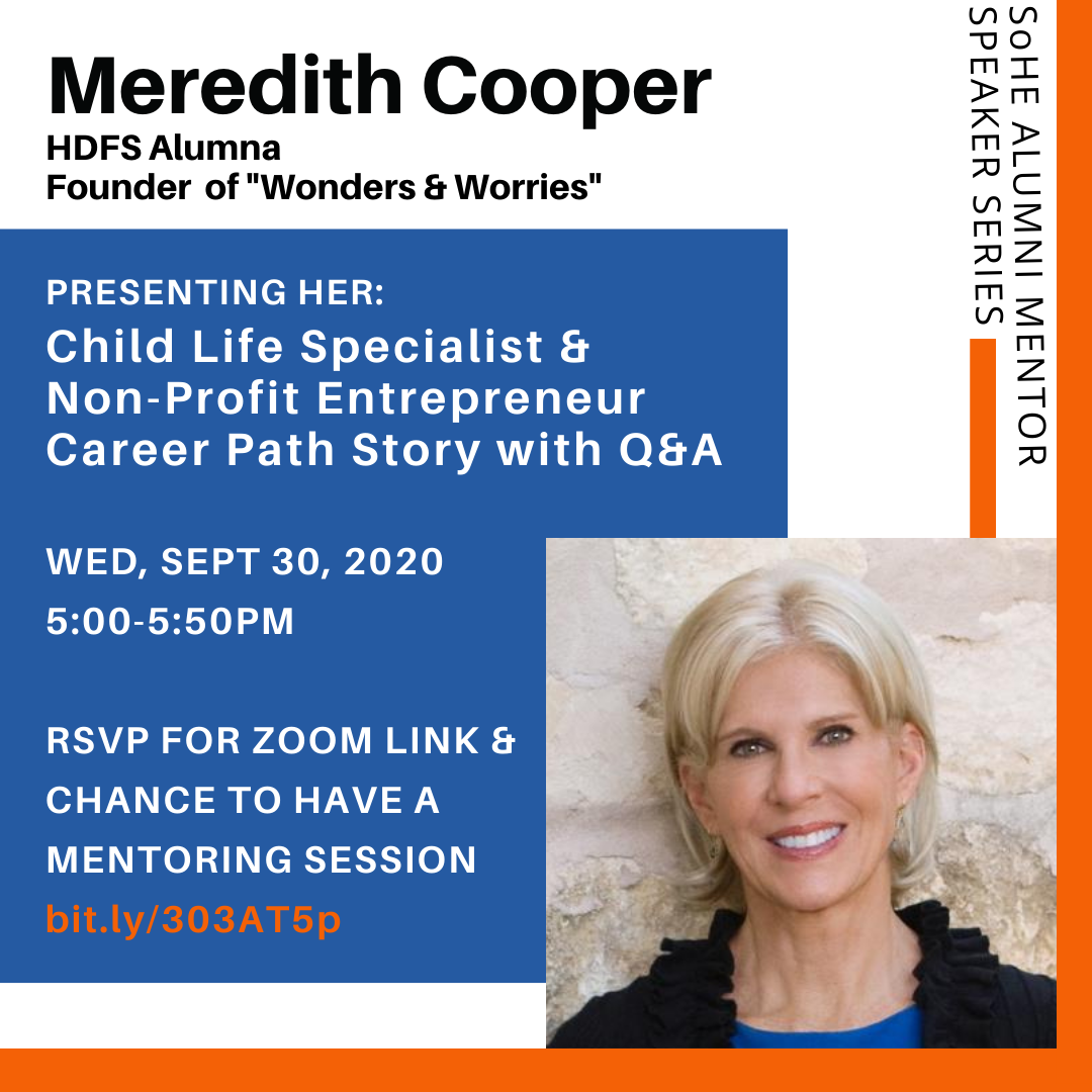 Meredith Cooper Mentor Speaker Series